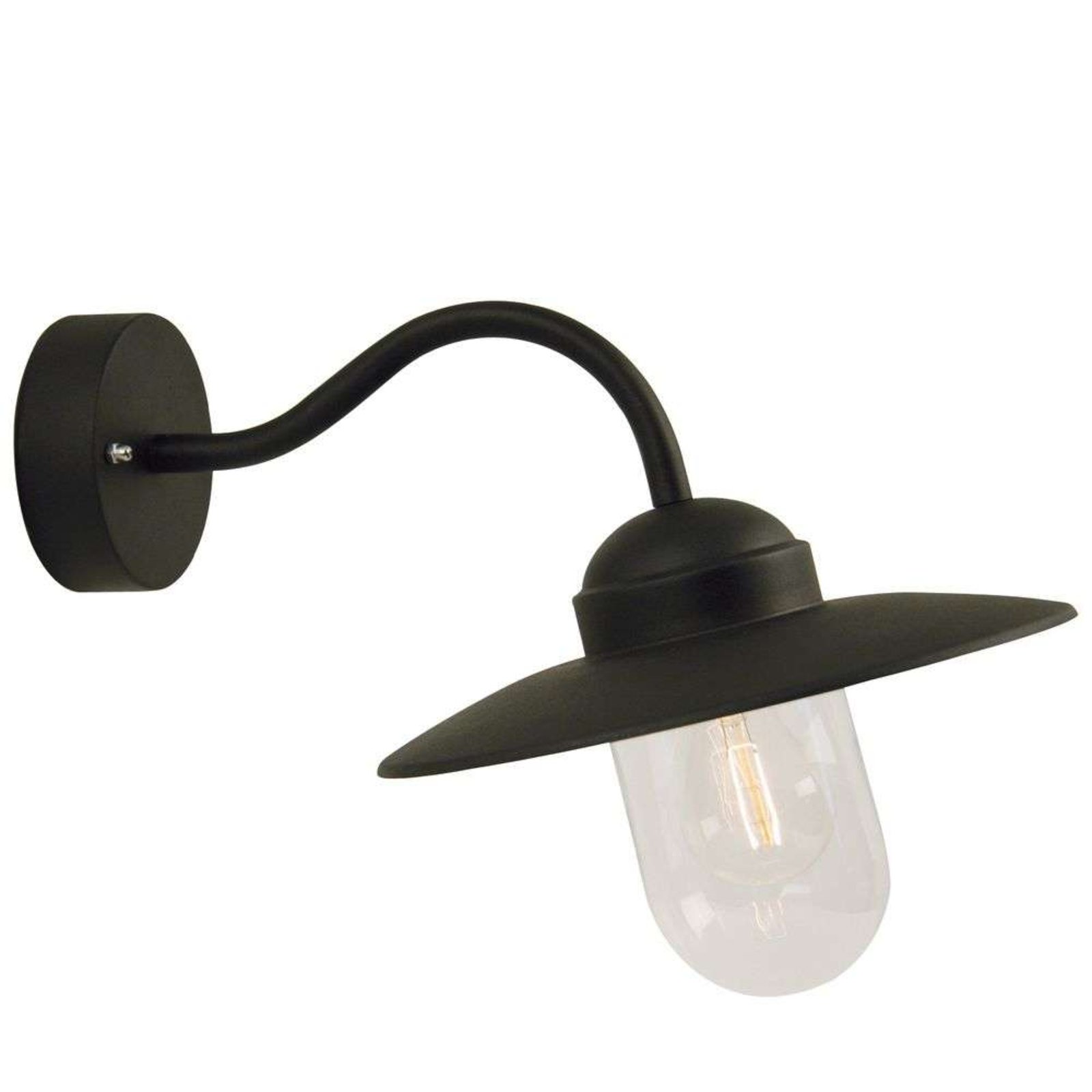 Luxembourg Outdoor Wall Lamp Black - Nordlux