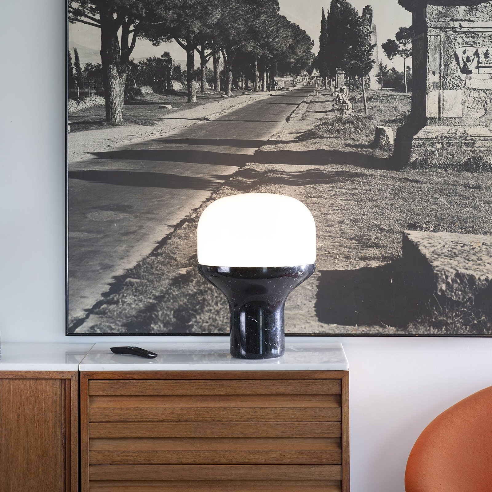 Martinelli Luce Delux -pöytälamppu 22 cm musta