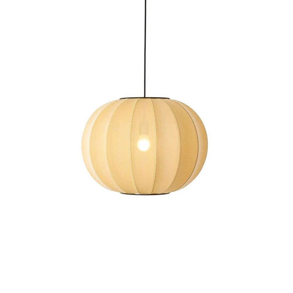 Made By Hand Knit-Wit 45 Round LED Taklampa Sunrise, gul från Made By Hand