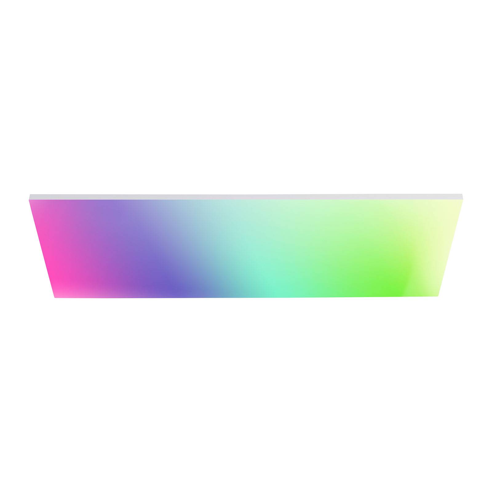 tint Müller Licht Aris LED panel 60 x 30 cm RGBW, for Living / Dining Room, aluminium, plastic, 24 W, L: 59.5 cm, W: 29.5 cm, H: 5.9 cm