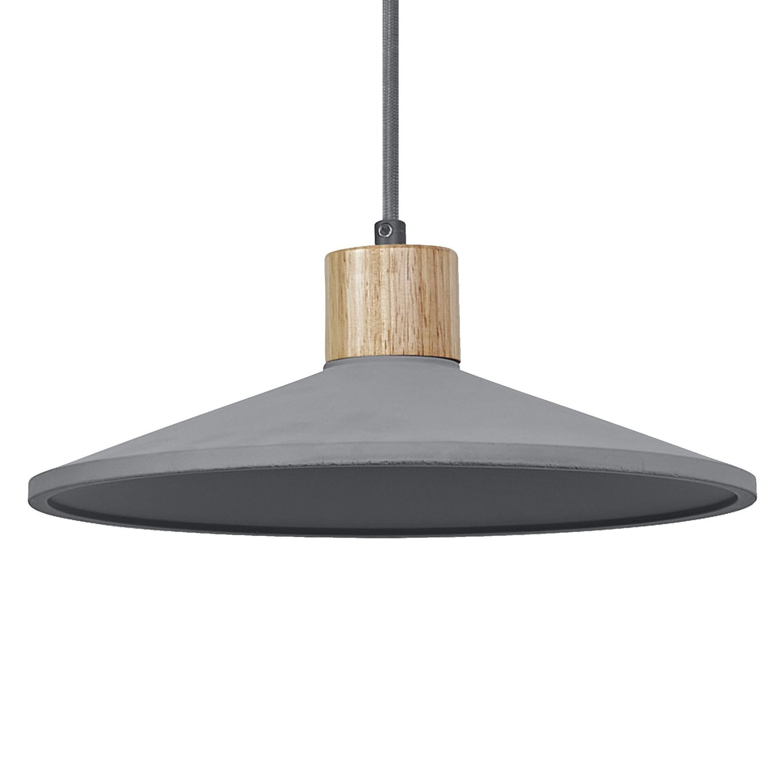 LEDVANCE Suspension Concrete Wood, Ø 32 cm, béton, gris