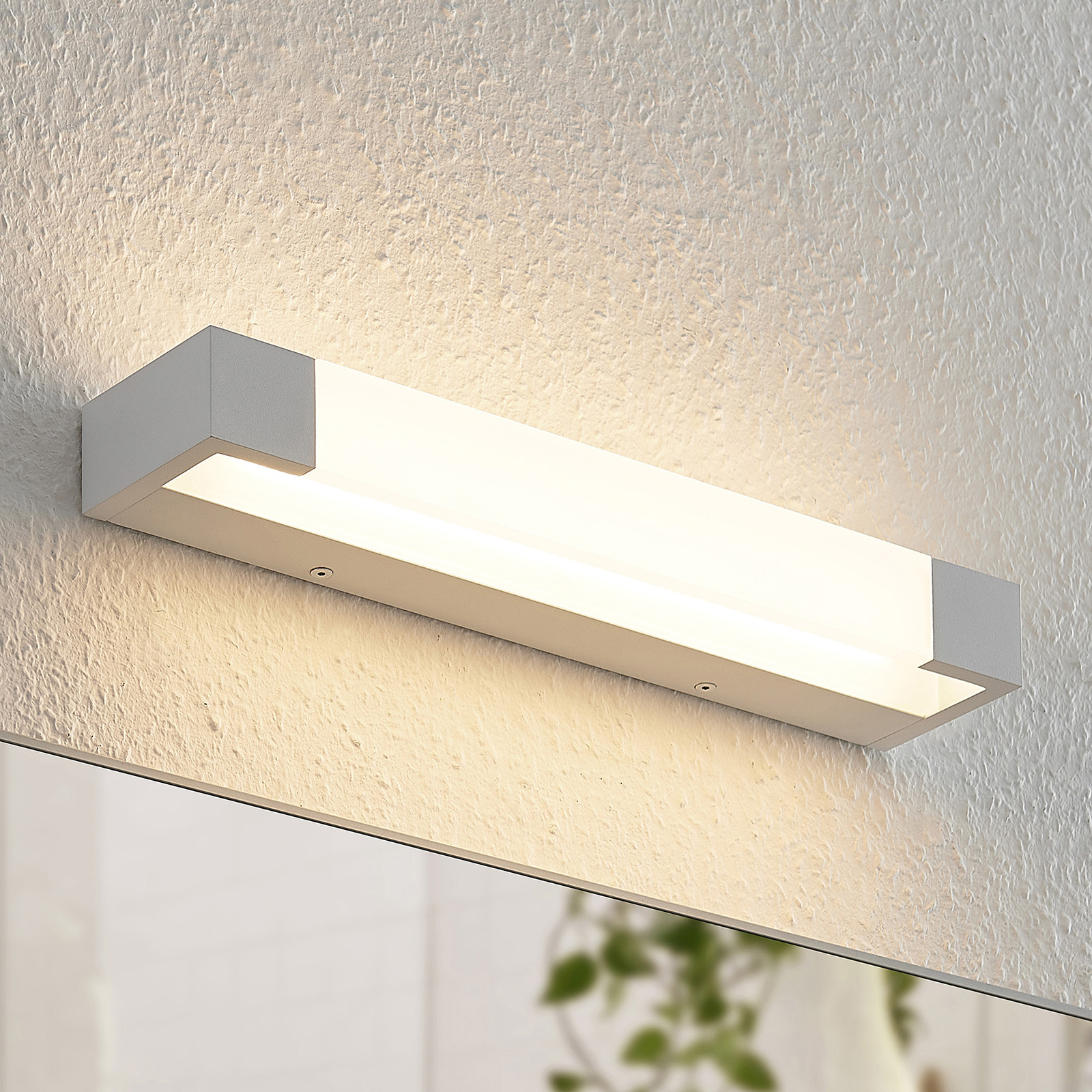 Arcchio Ronika LED wandlamp, IP44, wit, 37 cm