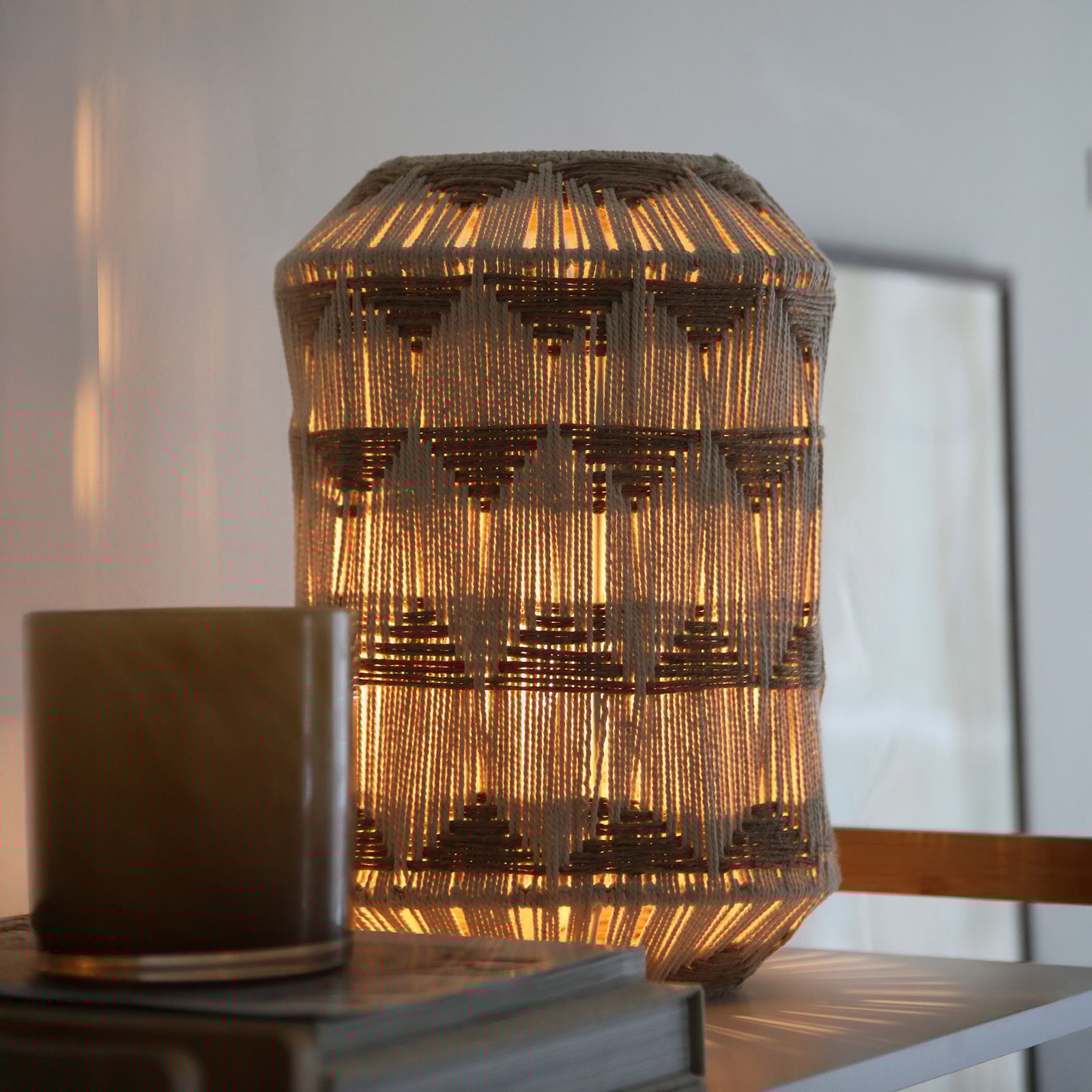 Ano Table Lamp Beige/Nougat - Markslöjd