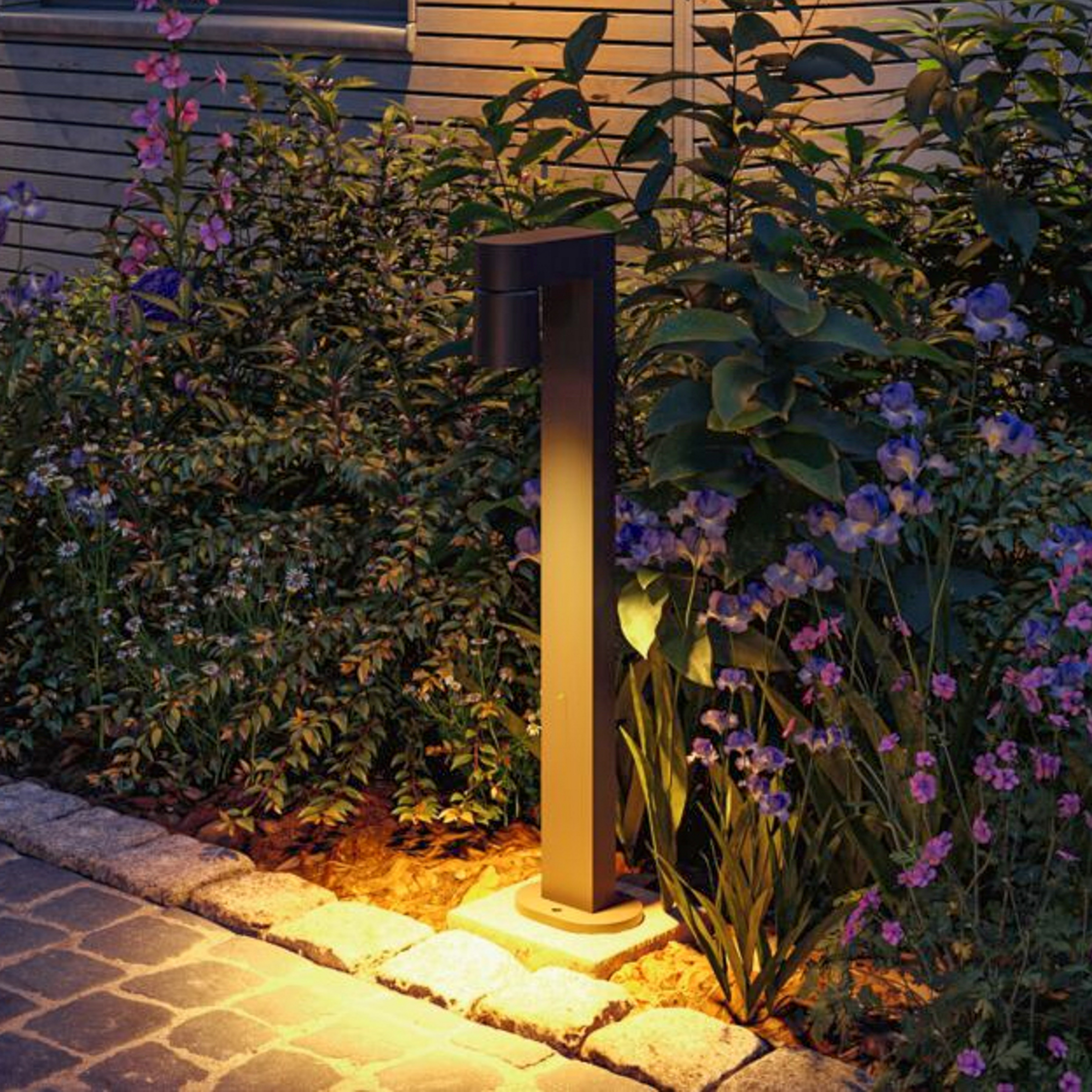 Paulmann LED path light Kimu 1, anthracite, 2,200 K