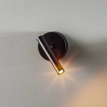 Lámpara de pared Sopel, altura 15 cm, negro