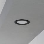 EGLO Leominster plafondlamp met ronde houten kap