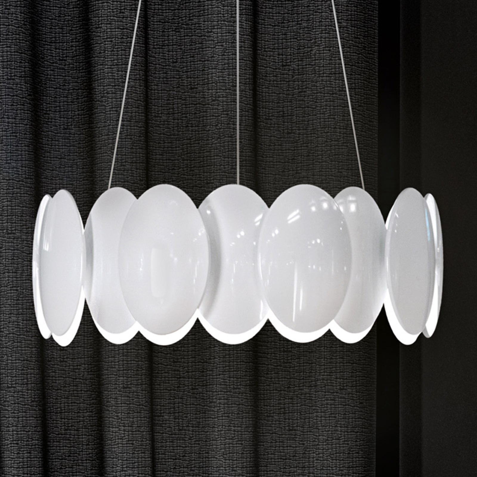 Milan Obolo - suspension LED ronde - 42,9 cm