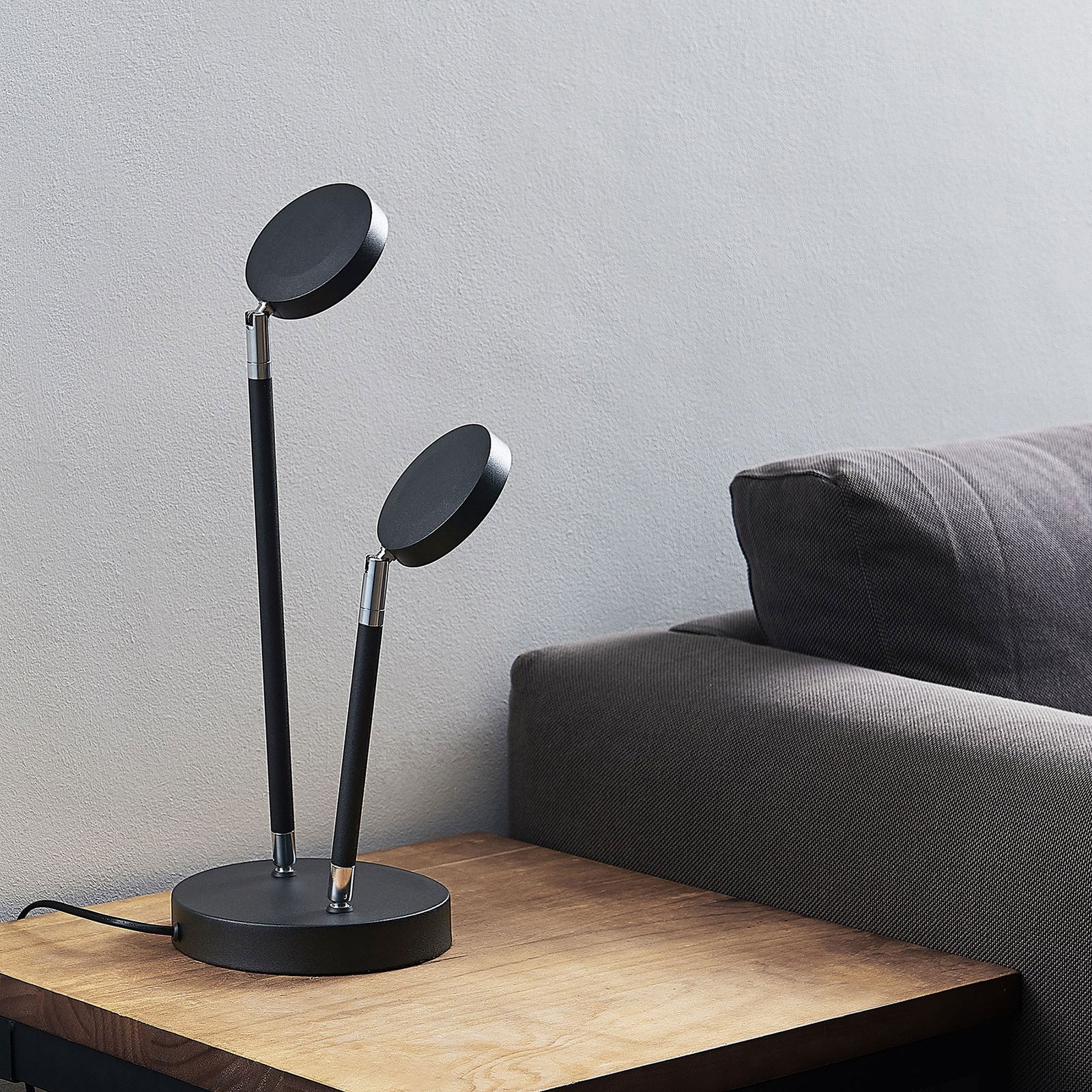 Lindby Edonita stolní lampa LED s efektním světlem