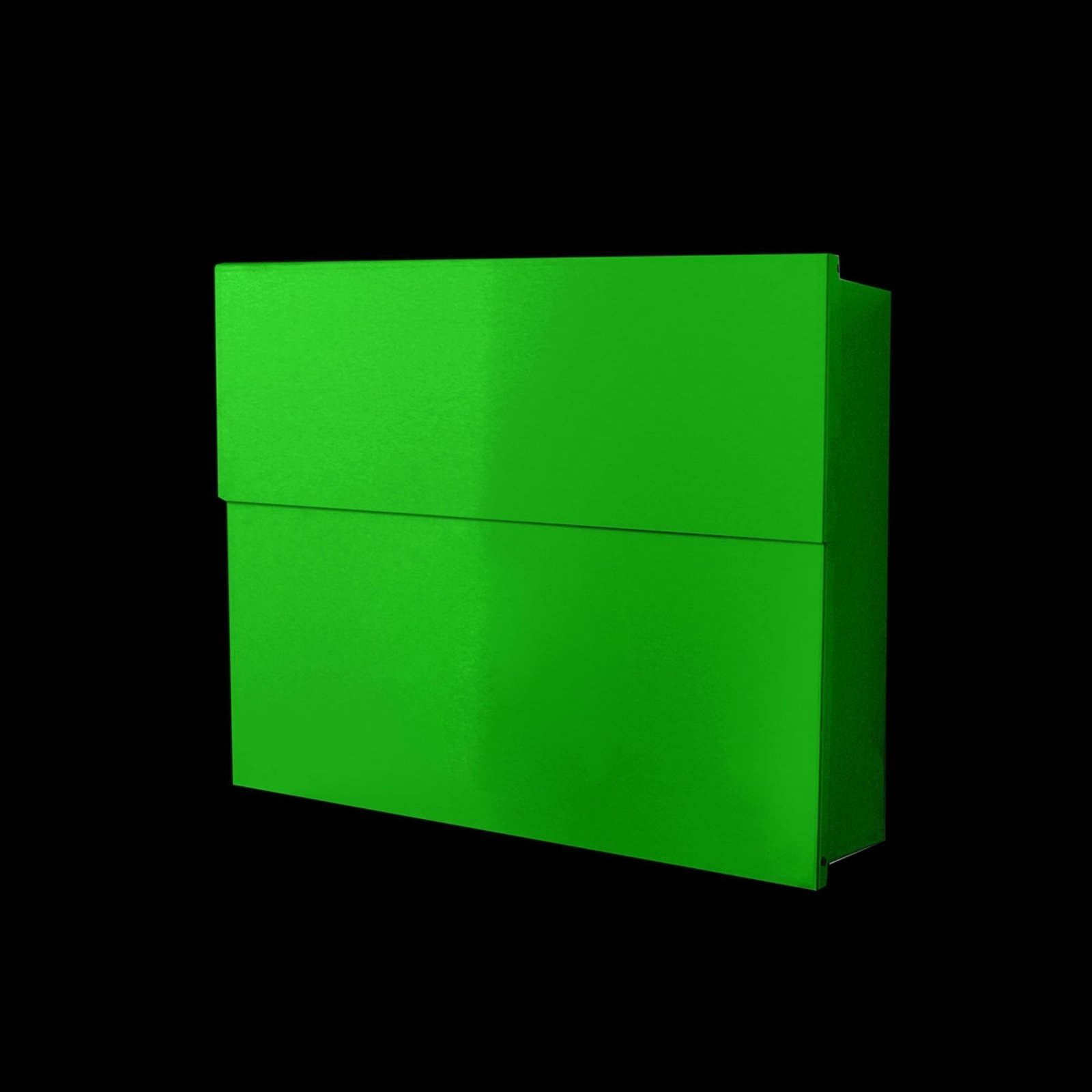 Enkelt designet brevkasse Letterman XXL II, grøn