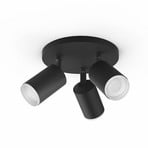 Fugato Spot 3 Mennyezeti Lámpa Bluetooth White/Color Amb. Black - Philips Hue