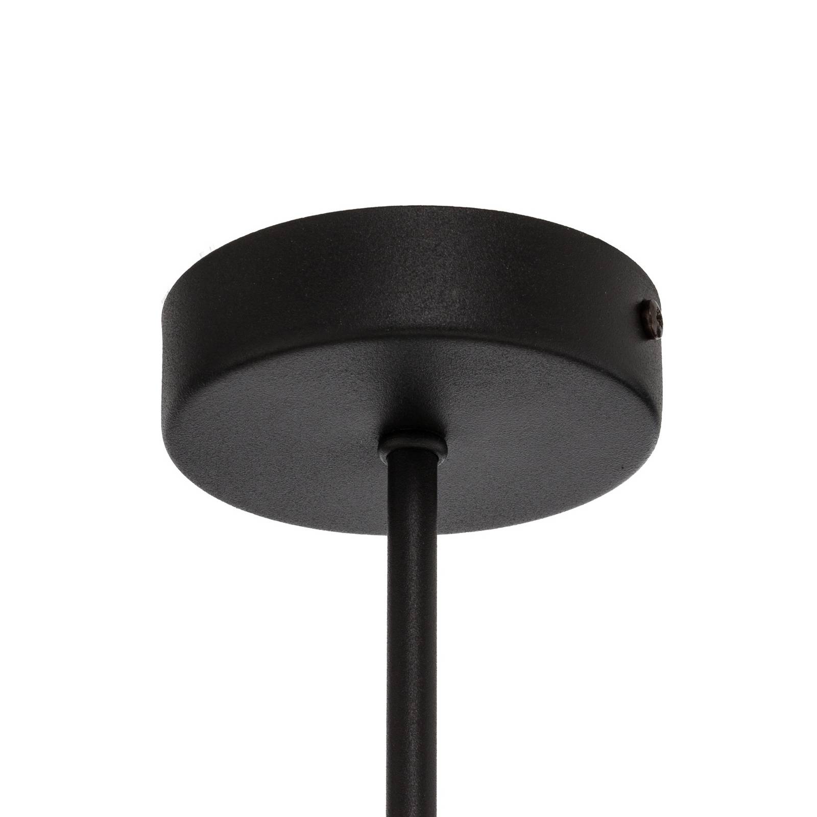 Lampa sufitowa Archie, czarna, długość 68 cm, metalowa, 2-punktowa