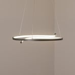 Lampă suspendată LED Lorenzo, metal, negru, 4.000 K