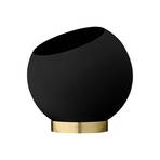 AYTM Globe flower pot, Ø 17 cm, black, aluminium, steel