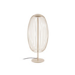 Richi vanjska podna LED lampa, visina 90 cm, bež, IP44, metal - Lucande