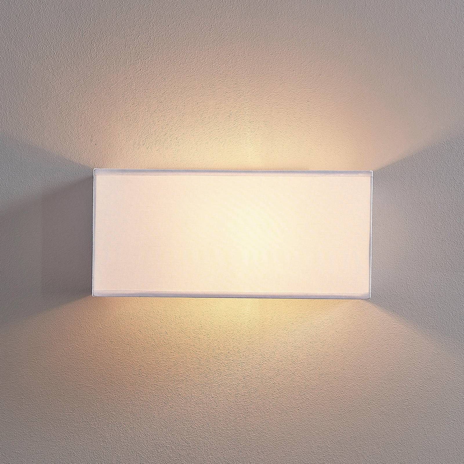 Lampa ścienna Adea, 30 cm, kątowa, biała