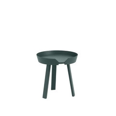 Around Mesa Auxiliares/Mesa de sofá Small Oscuro Green - Muuto