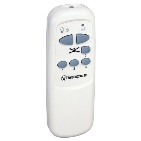 Westinghouse afstandsbediening, wit