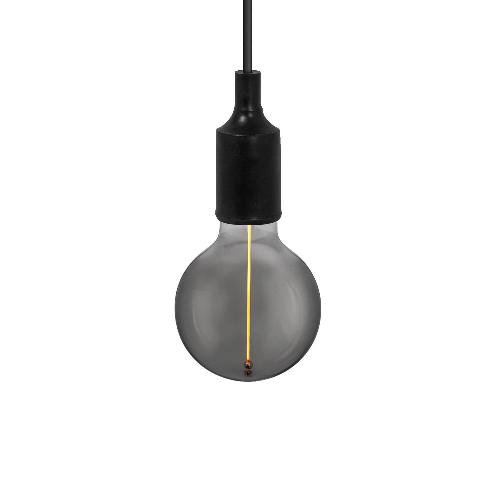 OSRAM Hängelampe VINTAGE 1906 BELL schwarz Kunststoff Ø 9 cm
