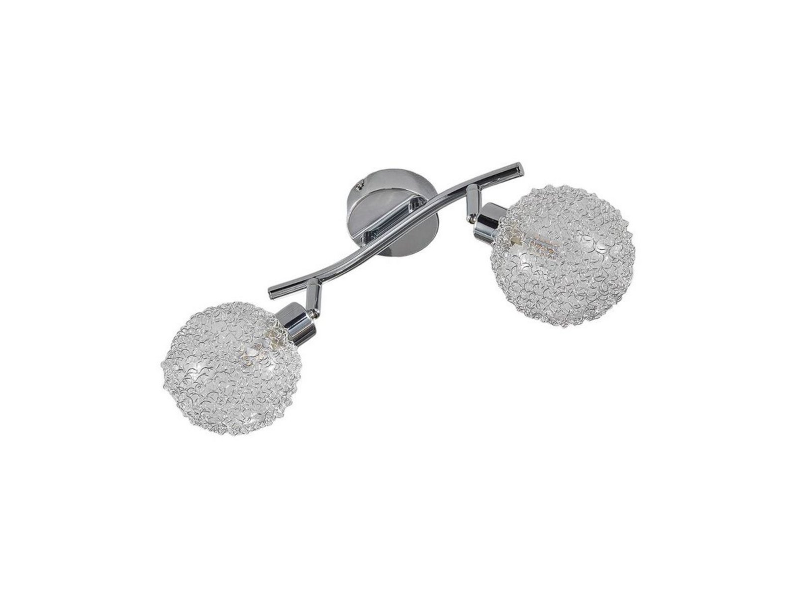 Ticino 2 Plafond Silver/Chrome - Lindby