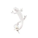 Chameleon Left-Going Up Wall Lamp White - Seletti