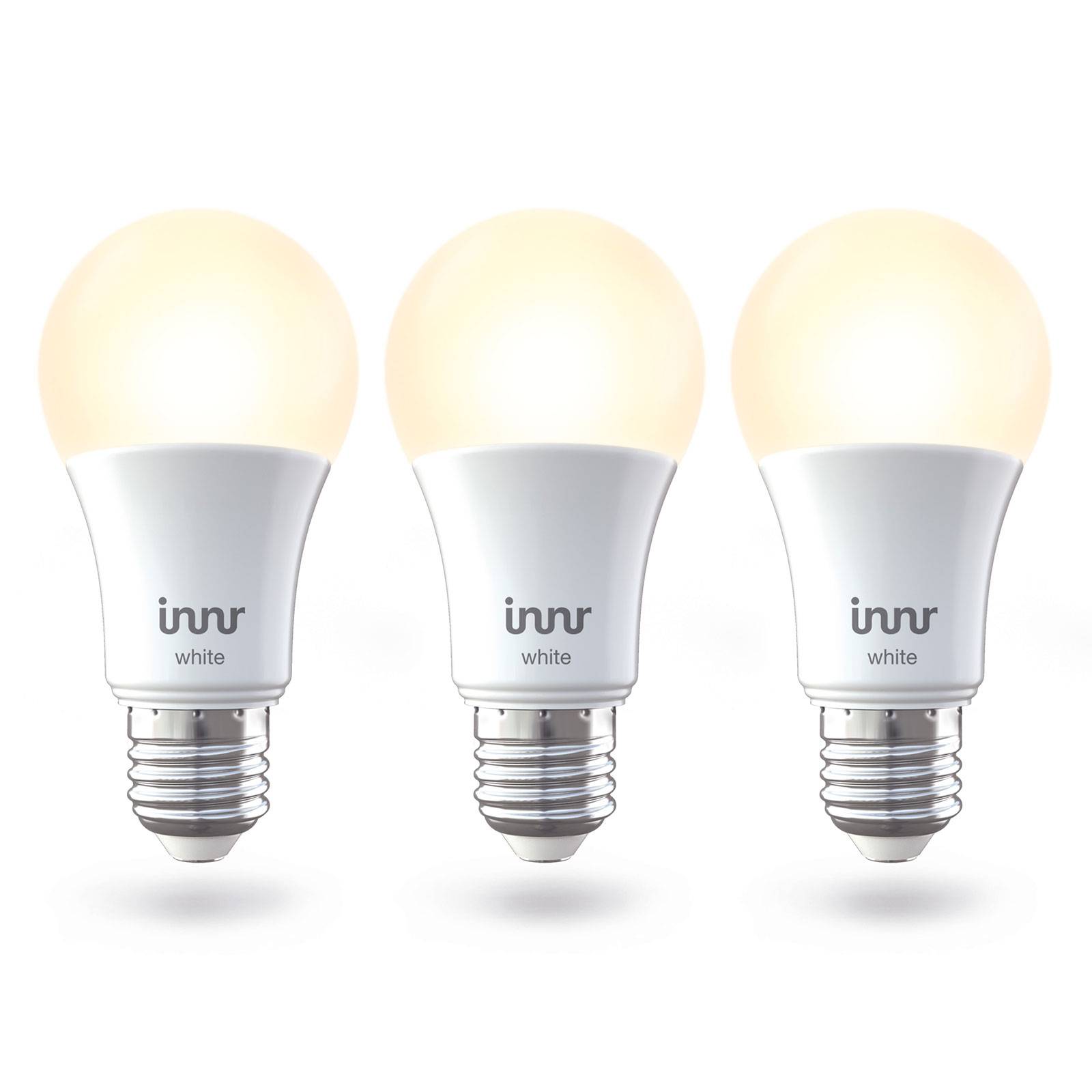 Innr 3 ampoules LED E27 9W Smart blanc chaud 806lm