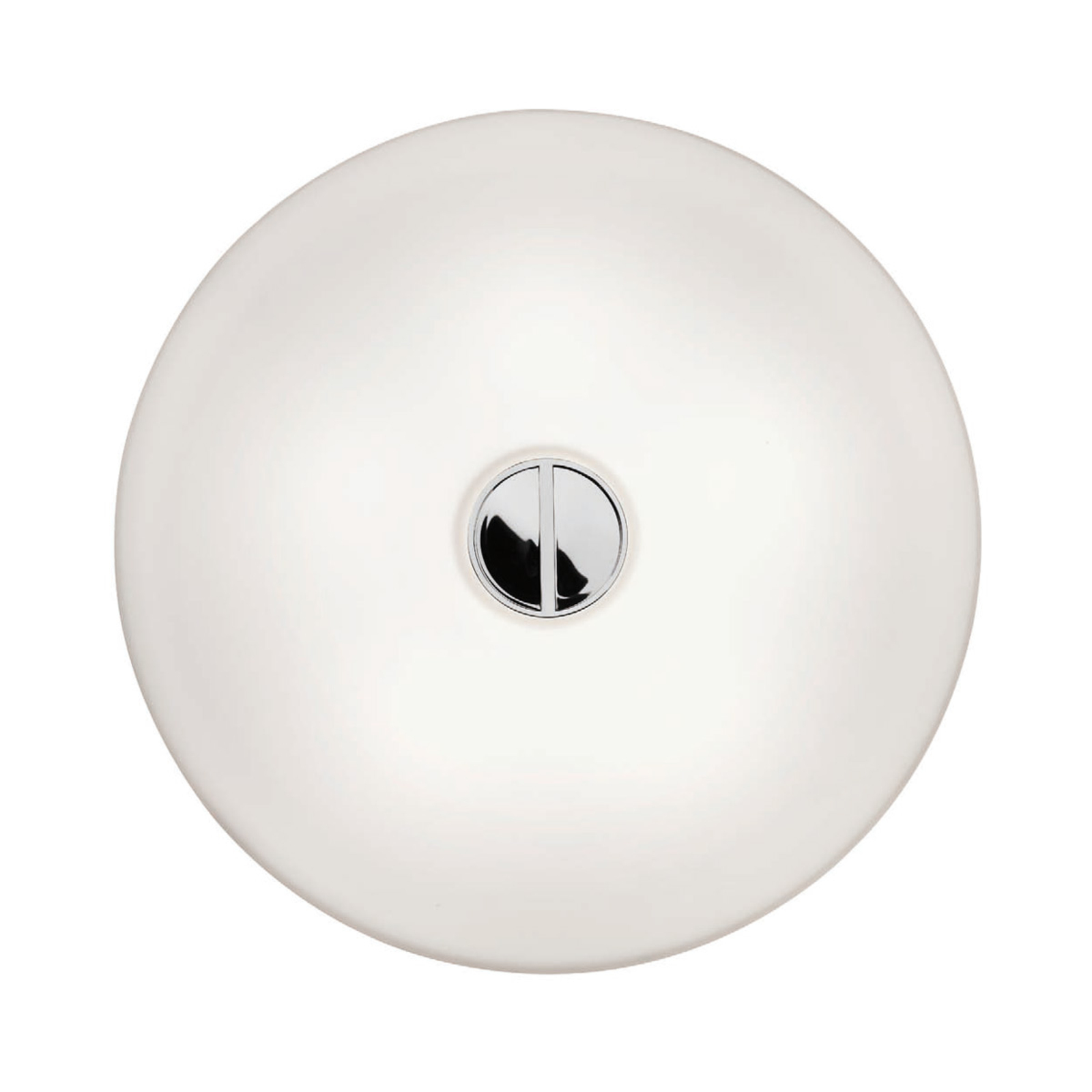 Flos BUTTON - Ceiling Light Simple, IP44, for Bathroom, Polycarbonate, 2GX13, 22 W, energy efficiency: A++, H: 8 cm