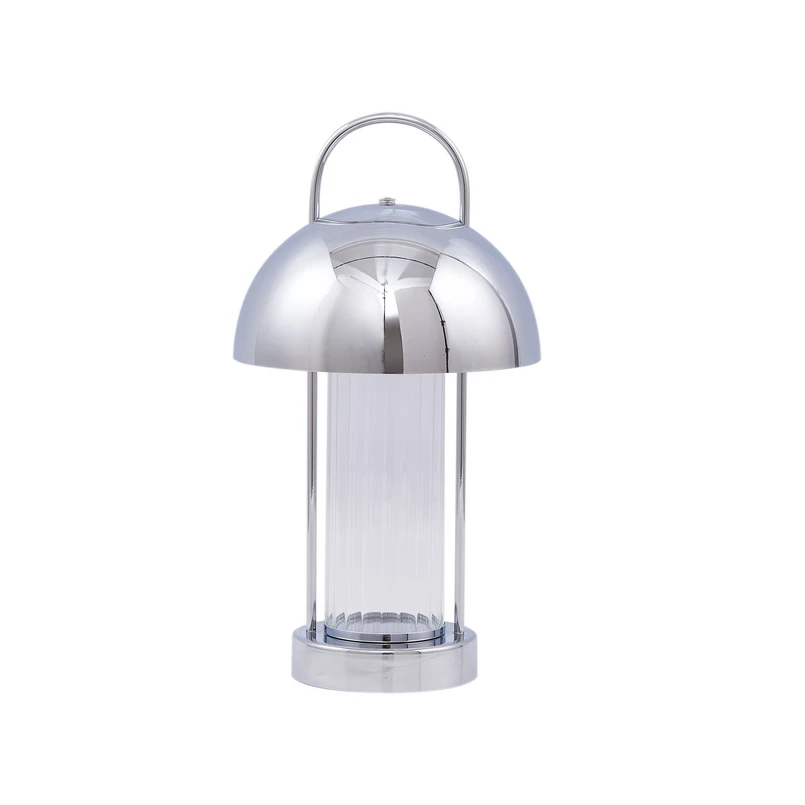 Lindby – Mareli LED Portable Tischleuchte Dim. Chrom