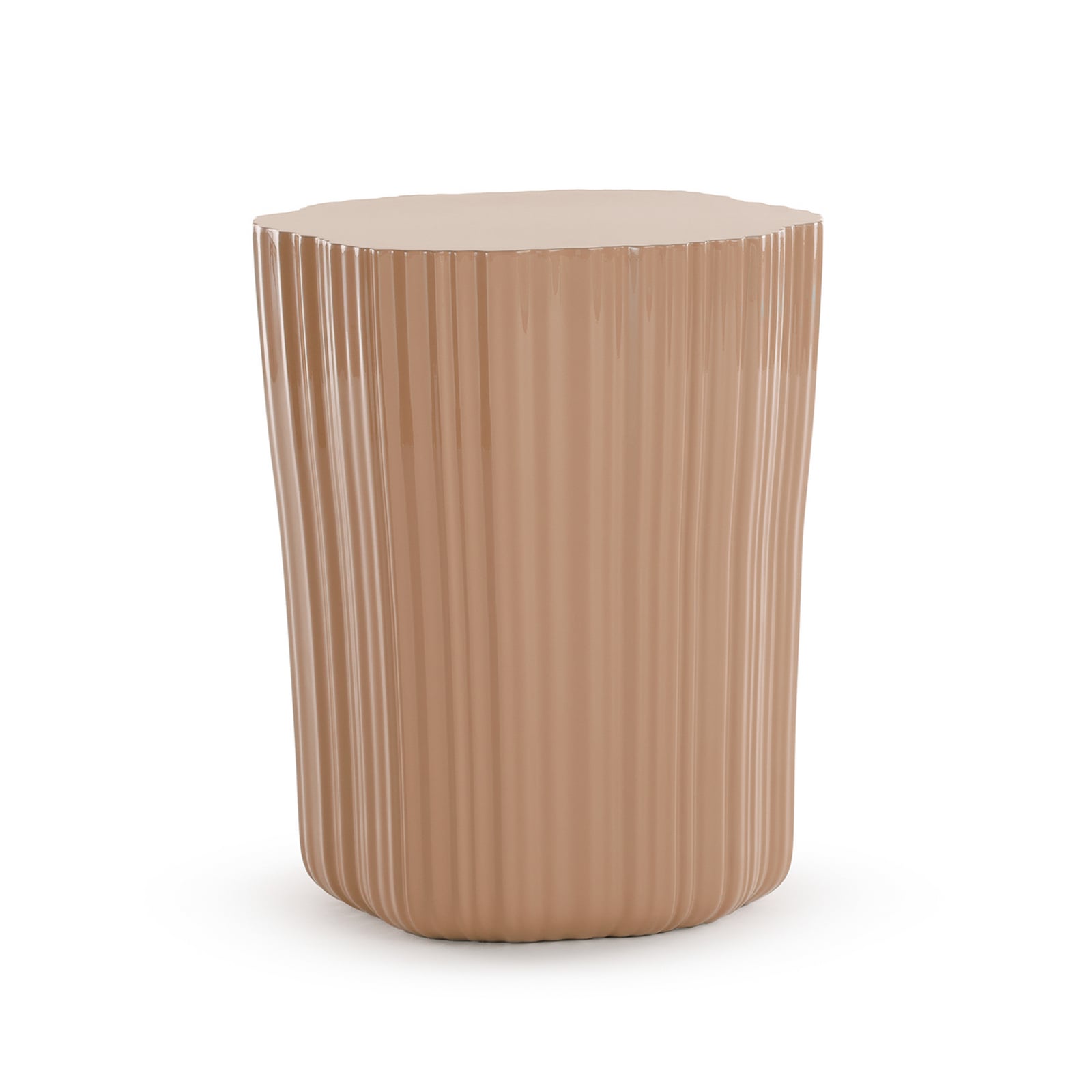 Corteza side table, beige, height 48 cm - Kartell