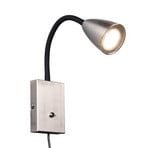 Wanda wall light with plug and flexible arm