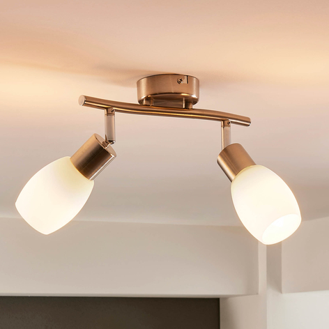 Lindby Arda LED-Strahler, Glas, zweiflammig