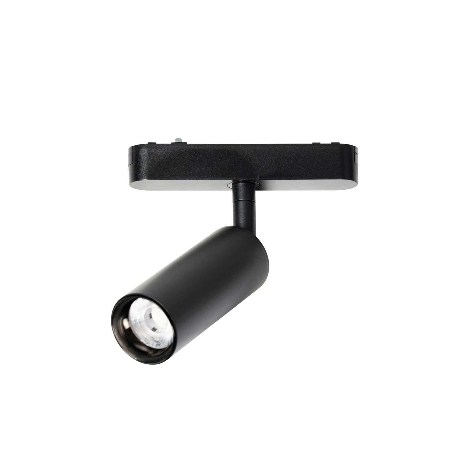 Spot LED 48 V Lumaro, czarny, Ø 4 cm, aluminium, ściemniany