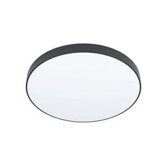 Lampa sufitowa LED Zubieta-A, czarna, Ø45cm
