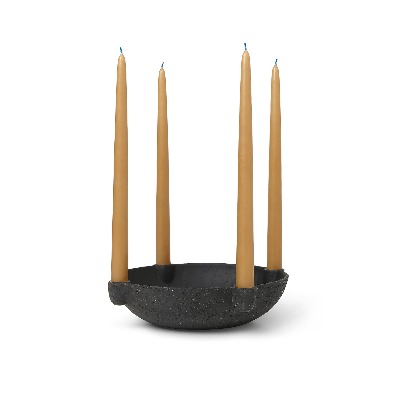 Bowl Large Kerzenständer, grau, Ø27cm, Keramik - ferm LIVING Bowl Large Kerzenständer, grau, Ø27cm, Keramik - ferm LIVING