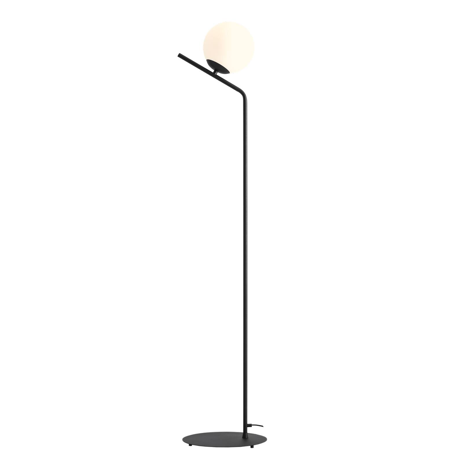 Euluna Lampadaire Dione à 1 lampe noir