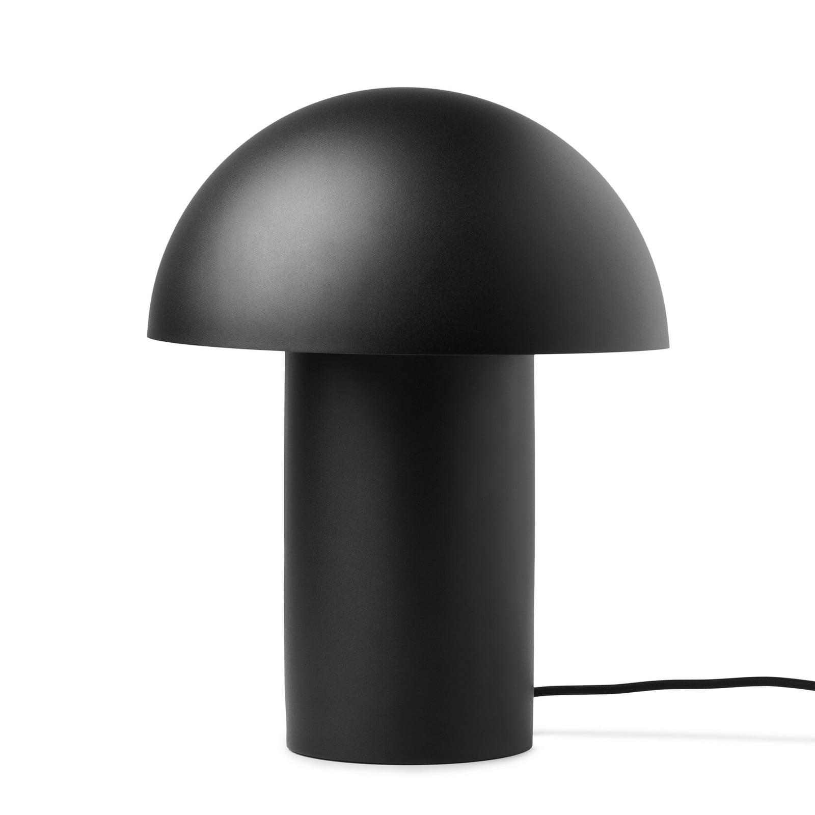 Leery Tischlampe, schwarz, Höhe 40 cm, Stahl, E27 - Gejst