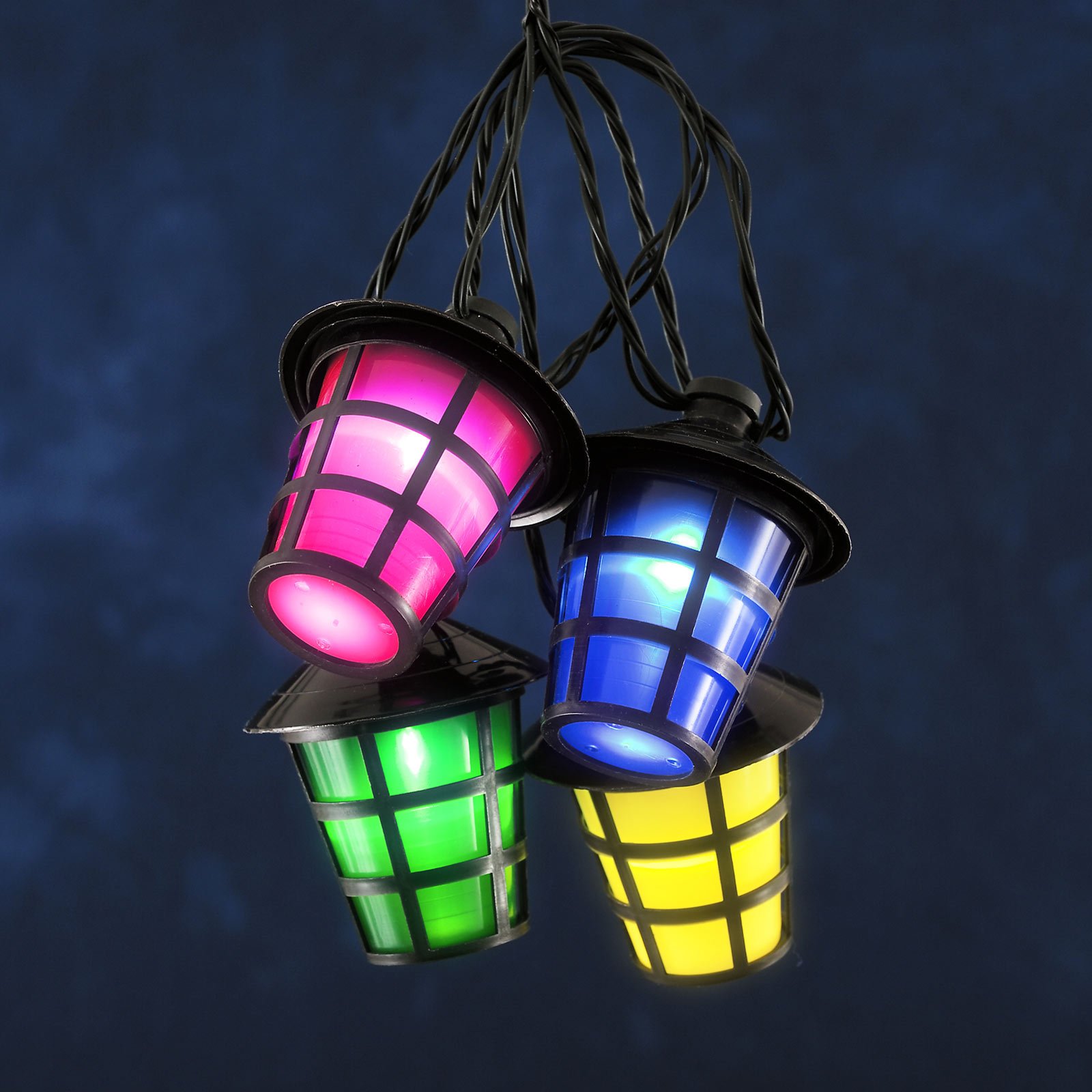 Lampion, 20 guirnaldas de luces LED de colores