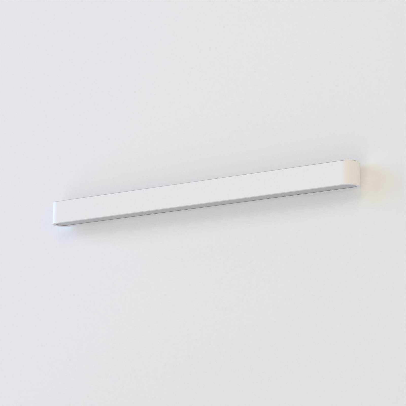 Euluna Měkké nástěnné svítidlo, šířka 90 cm, bílé, hliník, G13