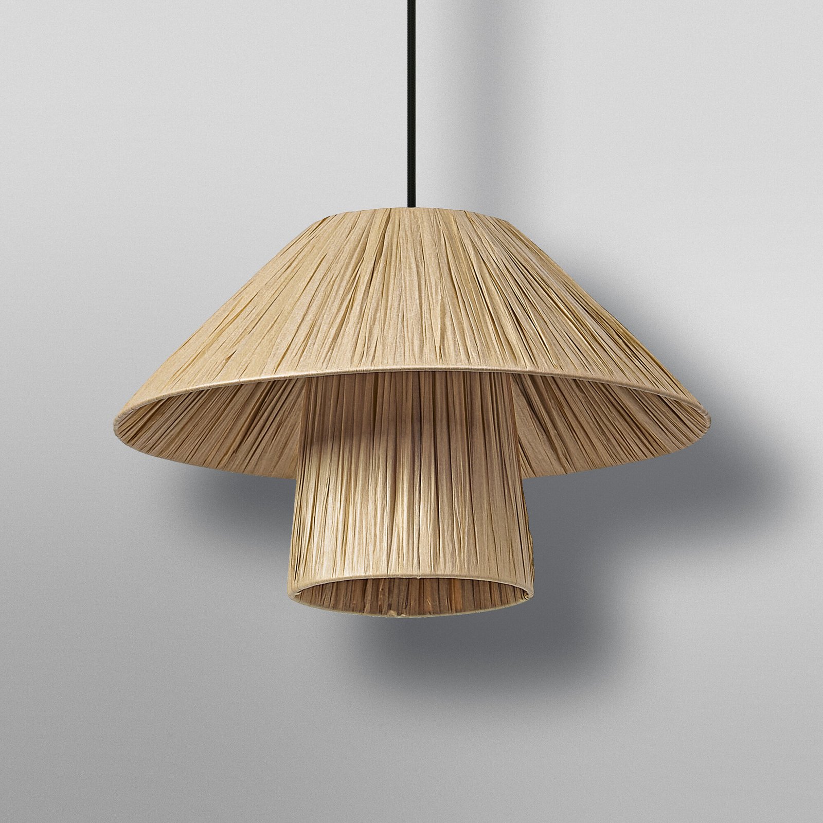 OSRAM viseča svetilka Decor Bamboo Paper Hut Ø 40 cm, bambus, E27