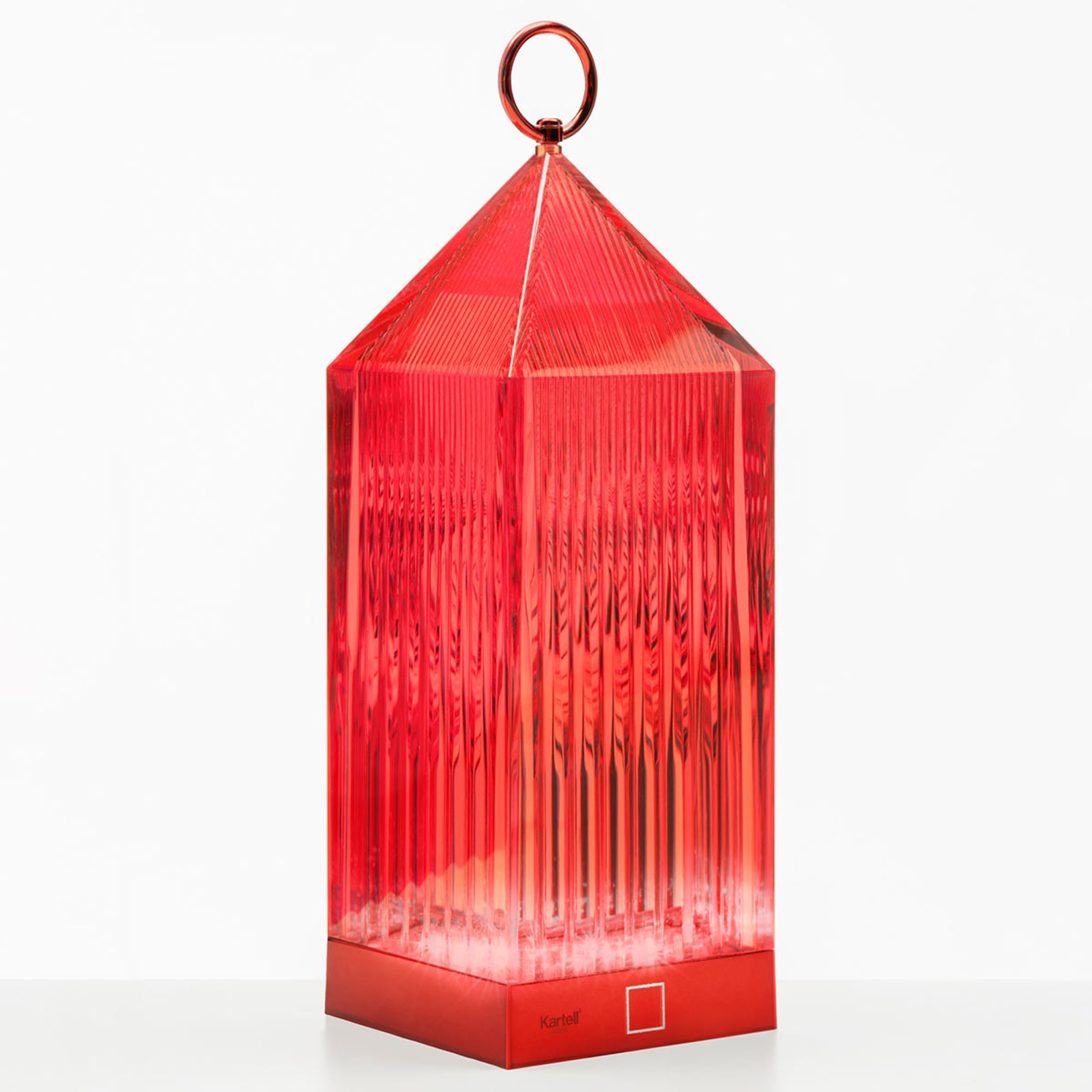 Kartell Lantern LED stolna svjetiljka, crvena IP54