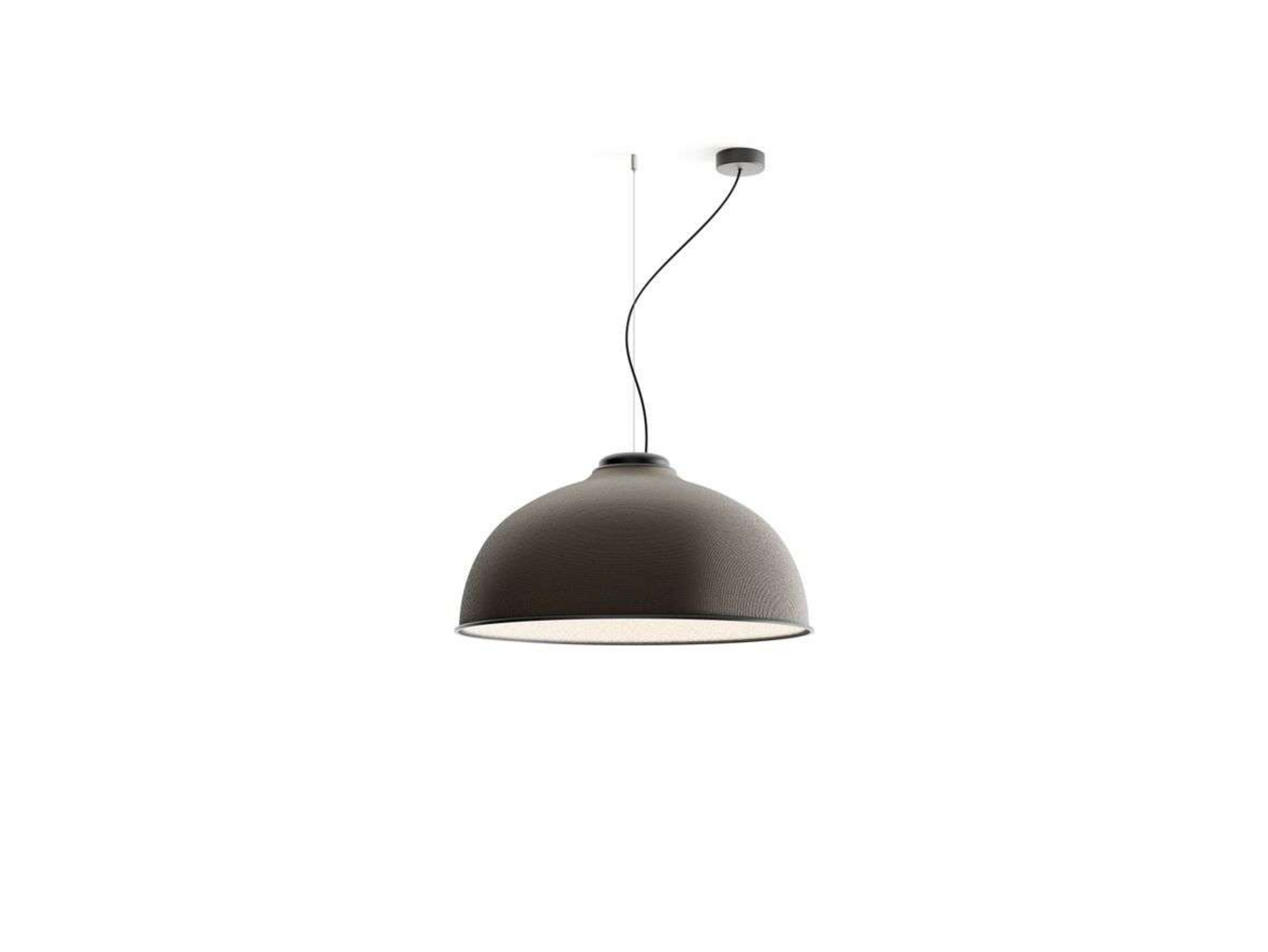 Farel Lampada a Sospensione Dark Grey/White - Luceplan