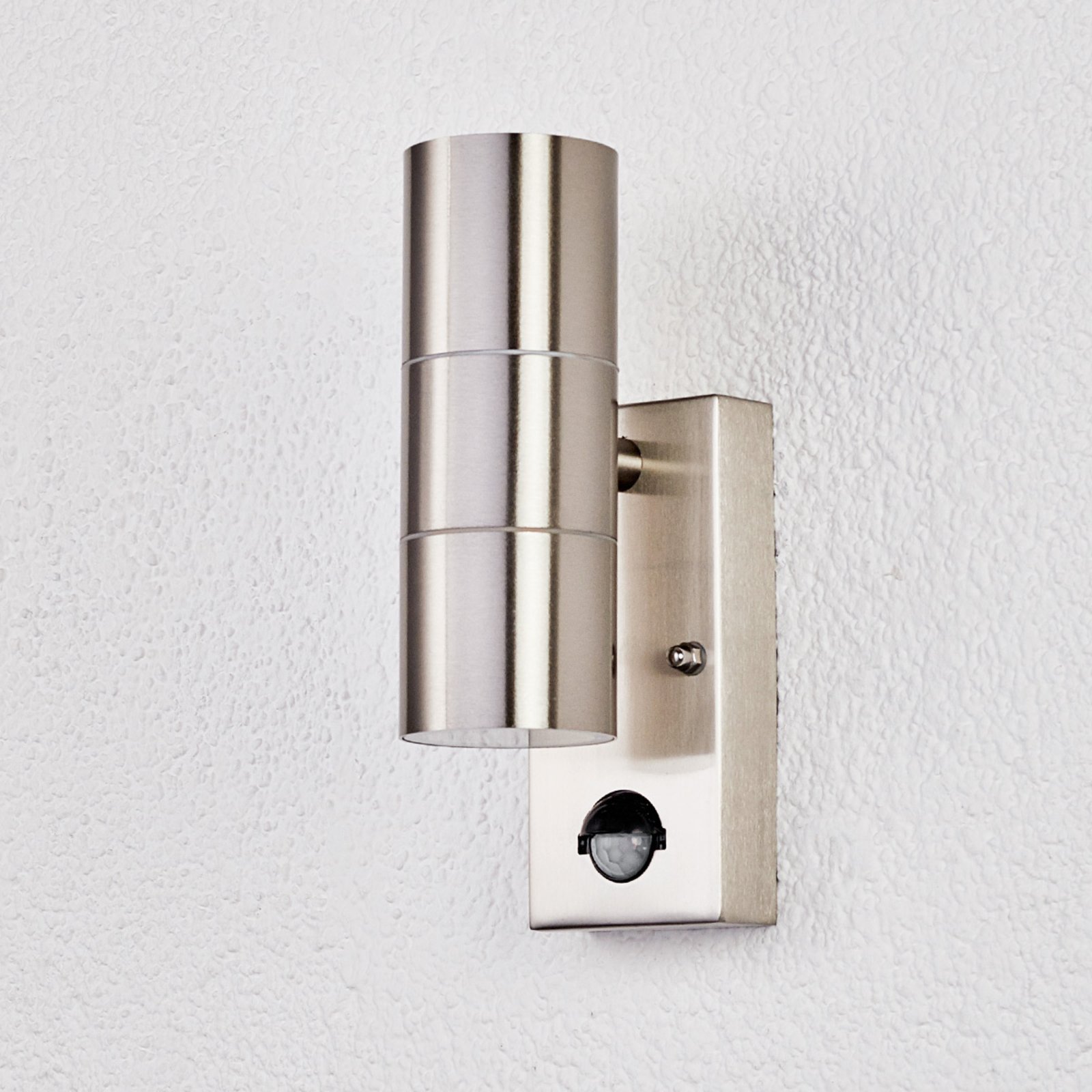 Eyrin Outdoor Wall Lamp w/Sensor Steel - Lindby