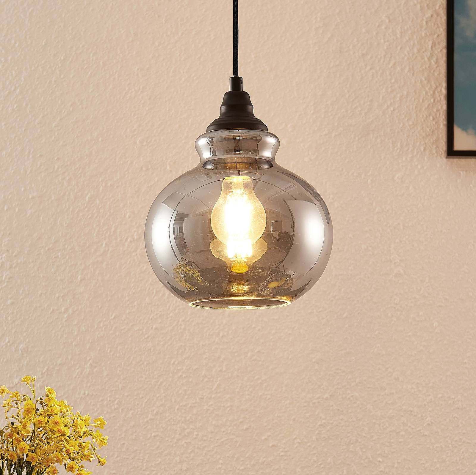 Lindby Temari hanging light, 1-bulb