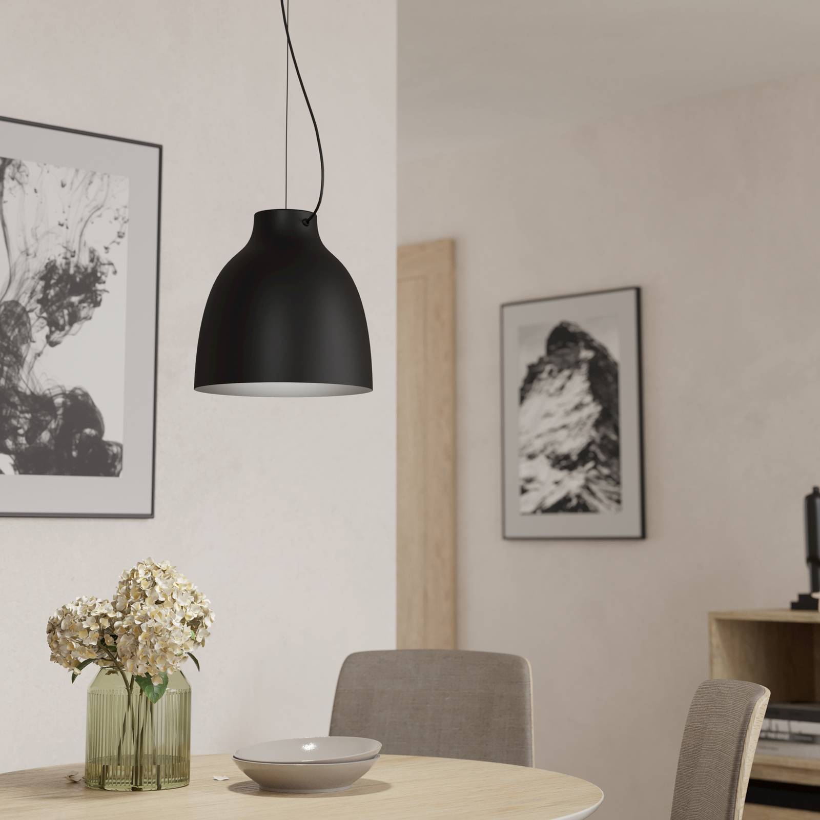 EGLO Camasca Hängeleuchte, einflammig, schwarz günstig online kaufen