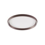 Rylan LED-taklampe, Ø 62 cm, brun, CCT, dimbar – Lucande