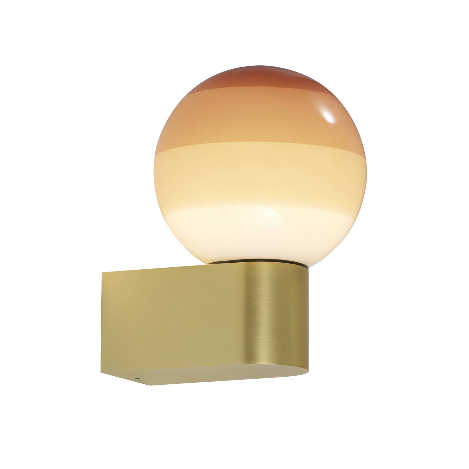 MARSET LED-Wandlampe Dipping Light A1, cremefarben/messing