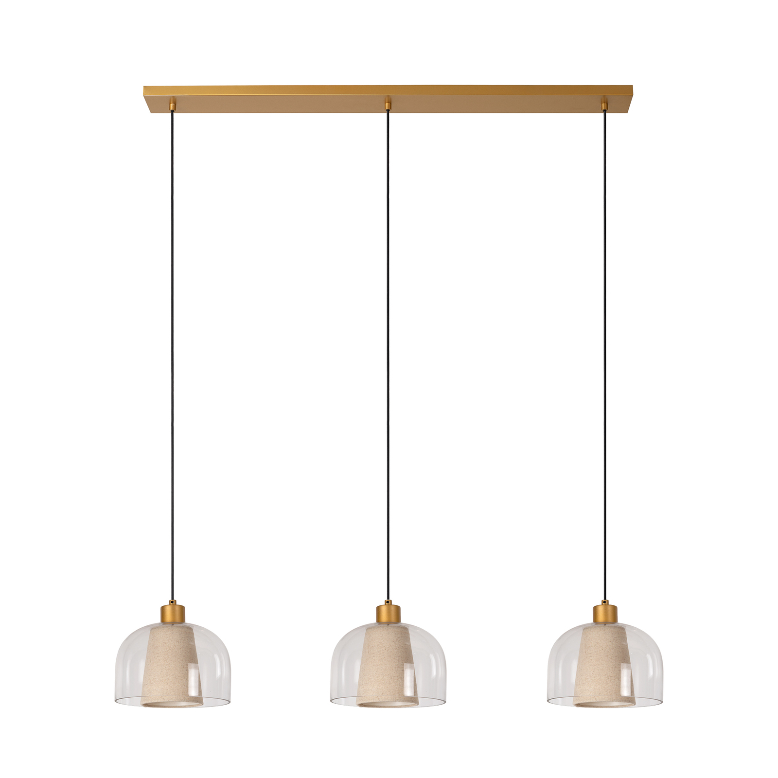 Hanglamp Gunhild, 3-lamps, balken