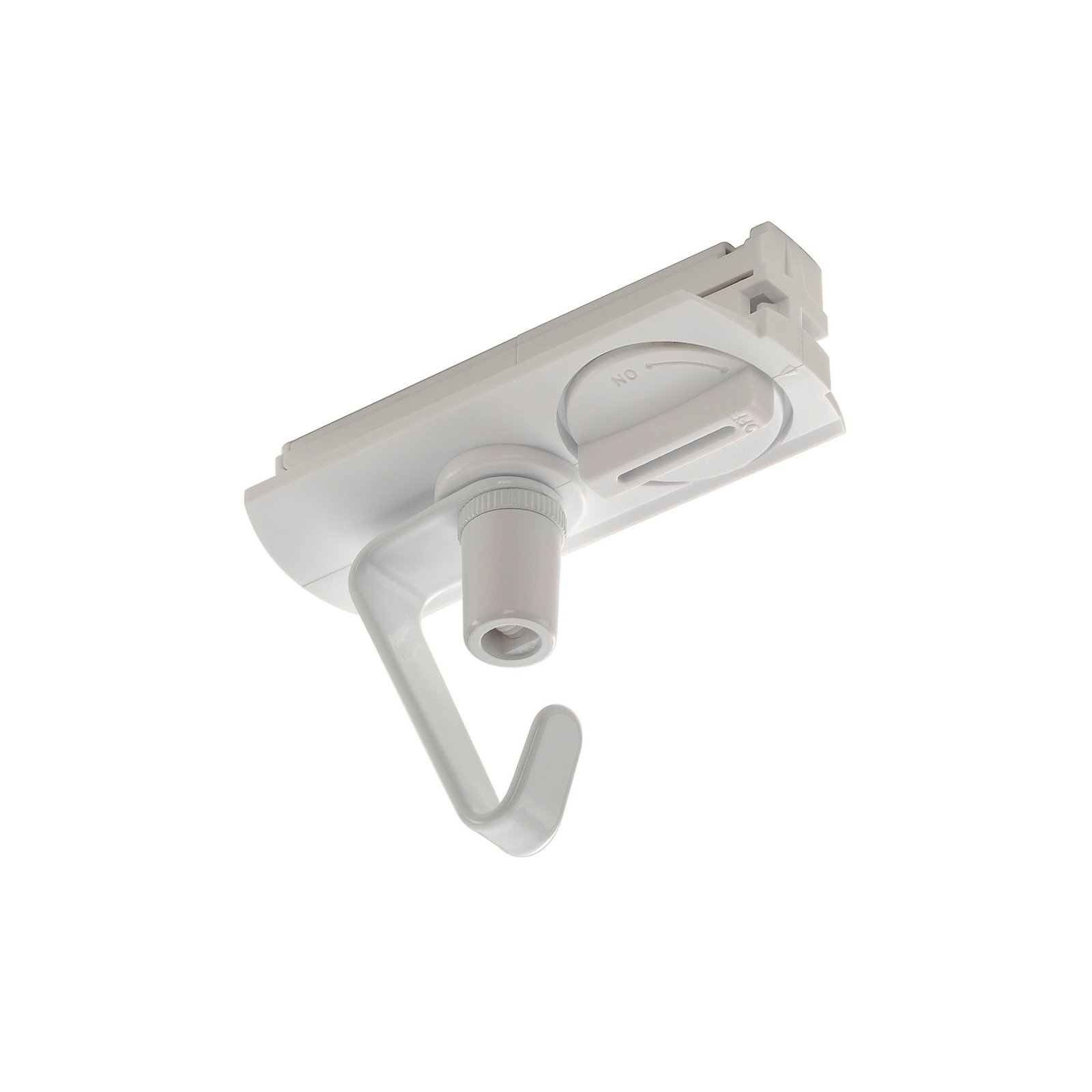 SLV Adaptateur, rail monophasé HT, blanc, plastique