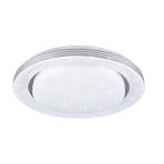 LED-kattovalaisin Atria, Ø 58 cm, valkoinen, muovi, CCT