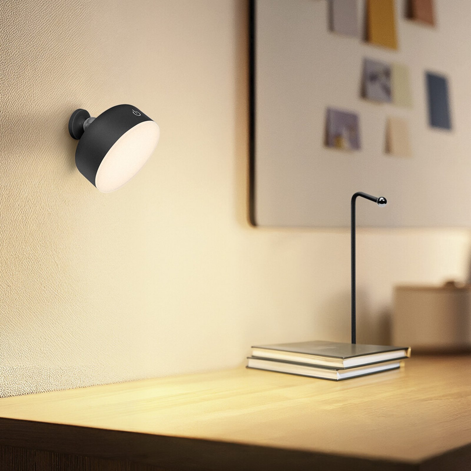 OSRAM LED-Akkuleuchte DECOR HELPER GADGET, schwarz, touchdim