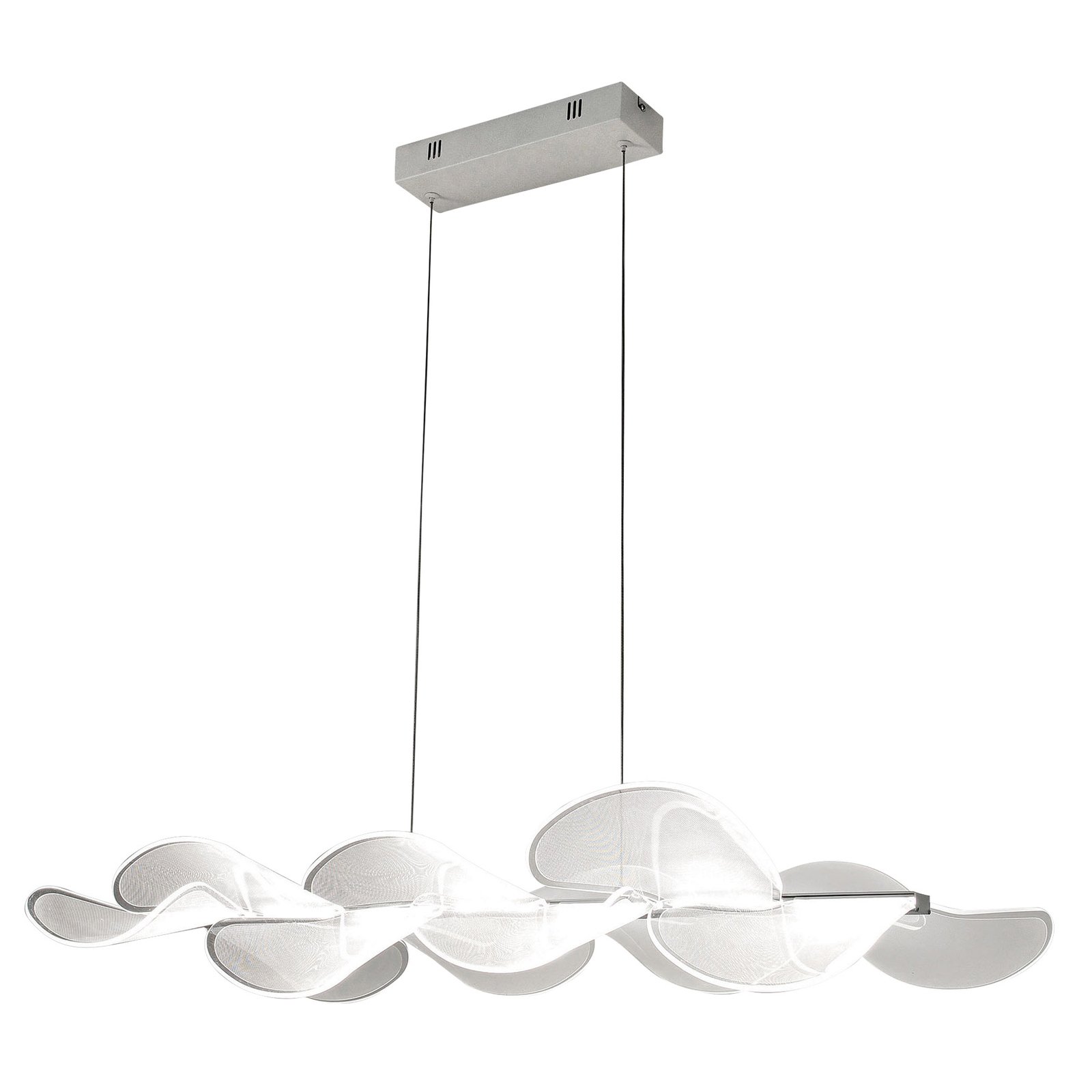 LED hanglamp Sylvie, langwerpig, 78 x 37 cm